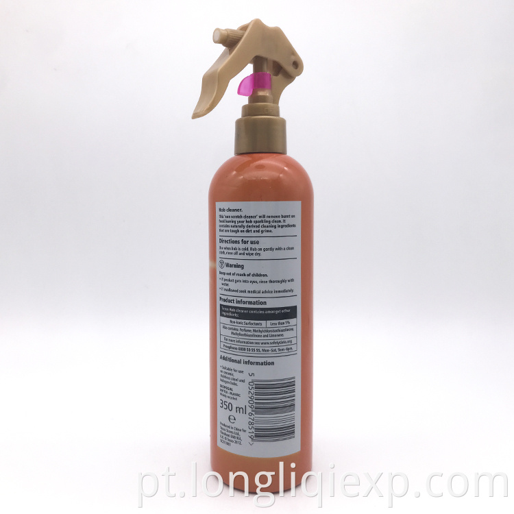 Venda de spray removedor de limpador de fogão de 350ml em alta venda